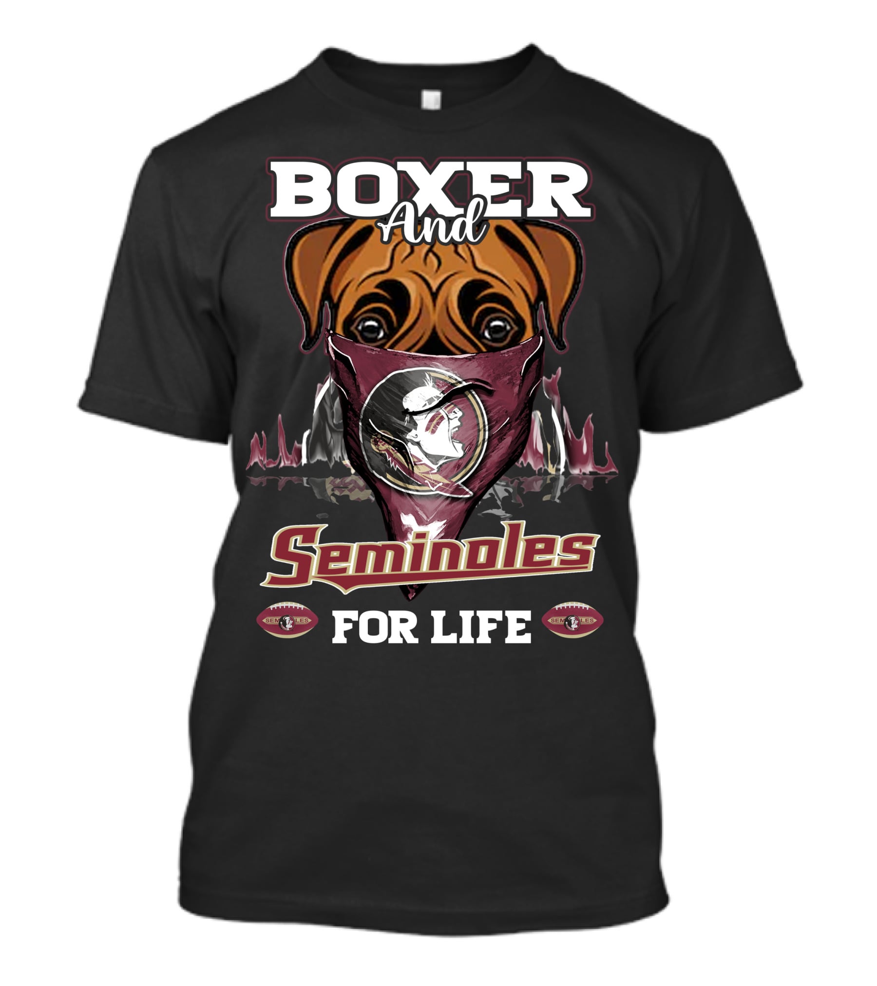 Boxer And Seminoles For Life T-Shirt