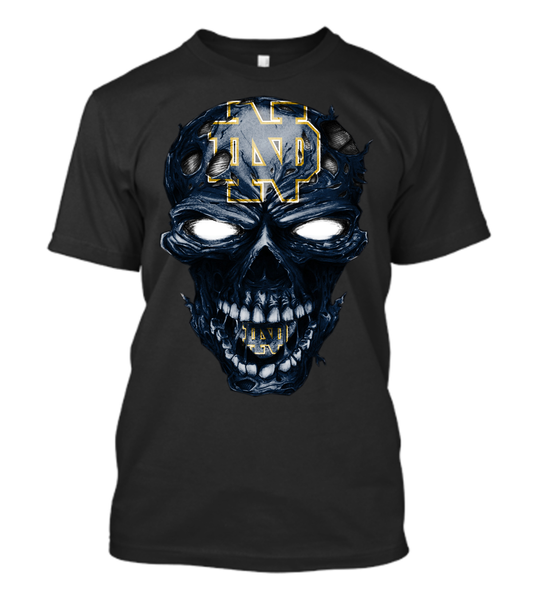 Skull ND Fighting Irish T-Shirt