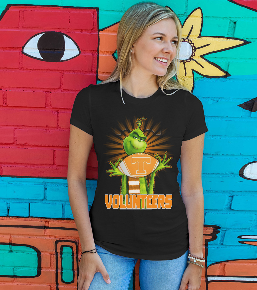 Grinch Volunteers Tennessee Football T T-Shirt