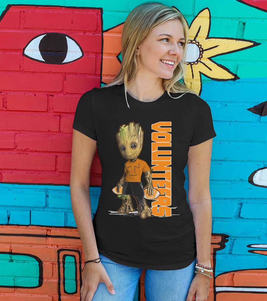Groot Tennessee Volunteers Football Fan T-Shirt
