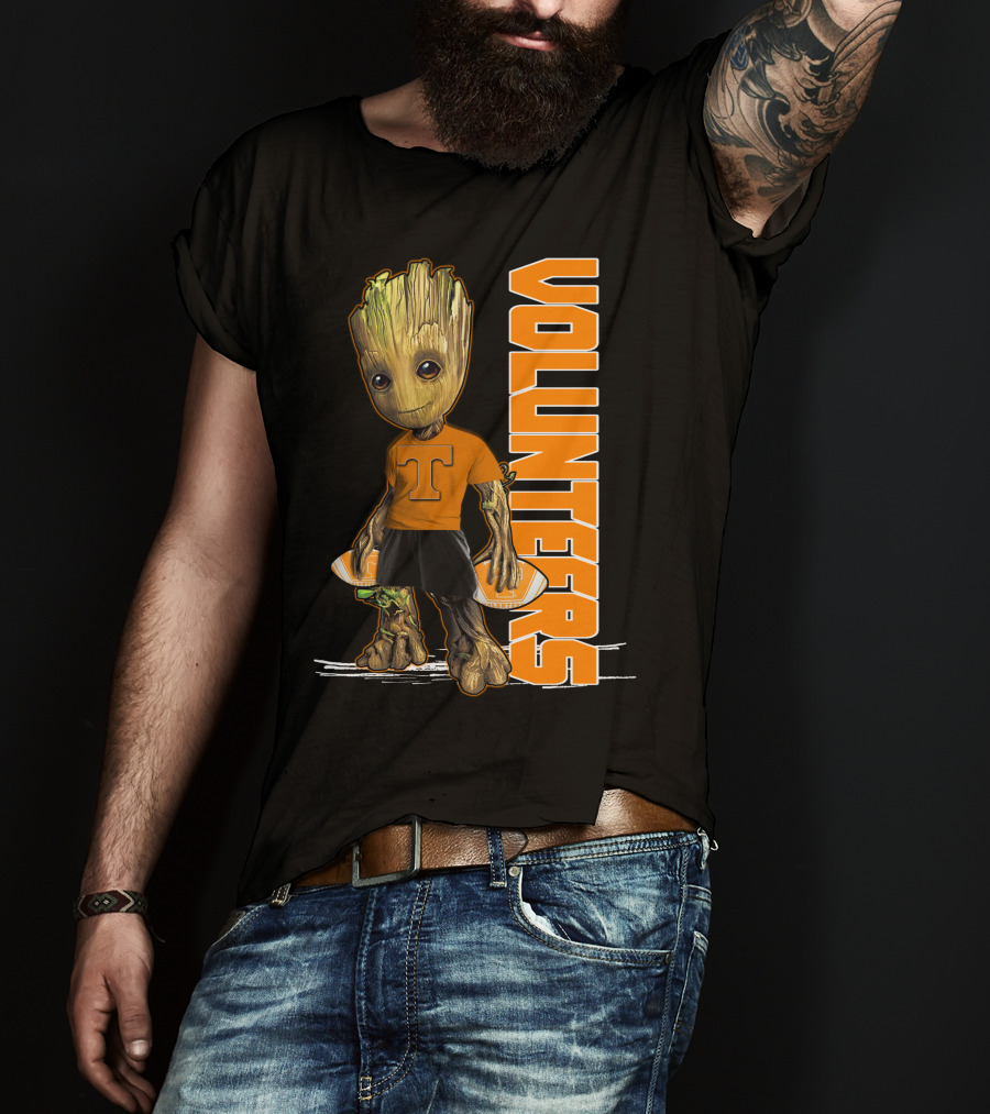 Groot Tennessee Volunteers Football Fan T-Shirt