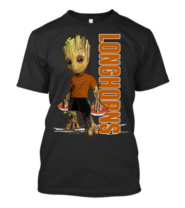 Groot Longhorns Texas Fan Mashup T-Shirt