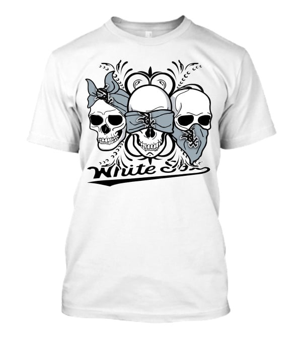 White Sox Three Skulls Bandana T-Shirt