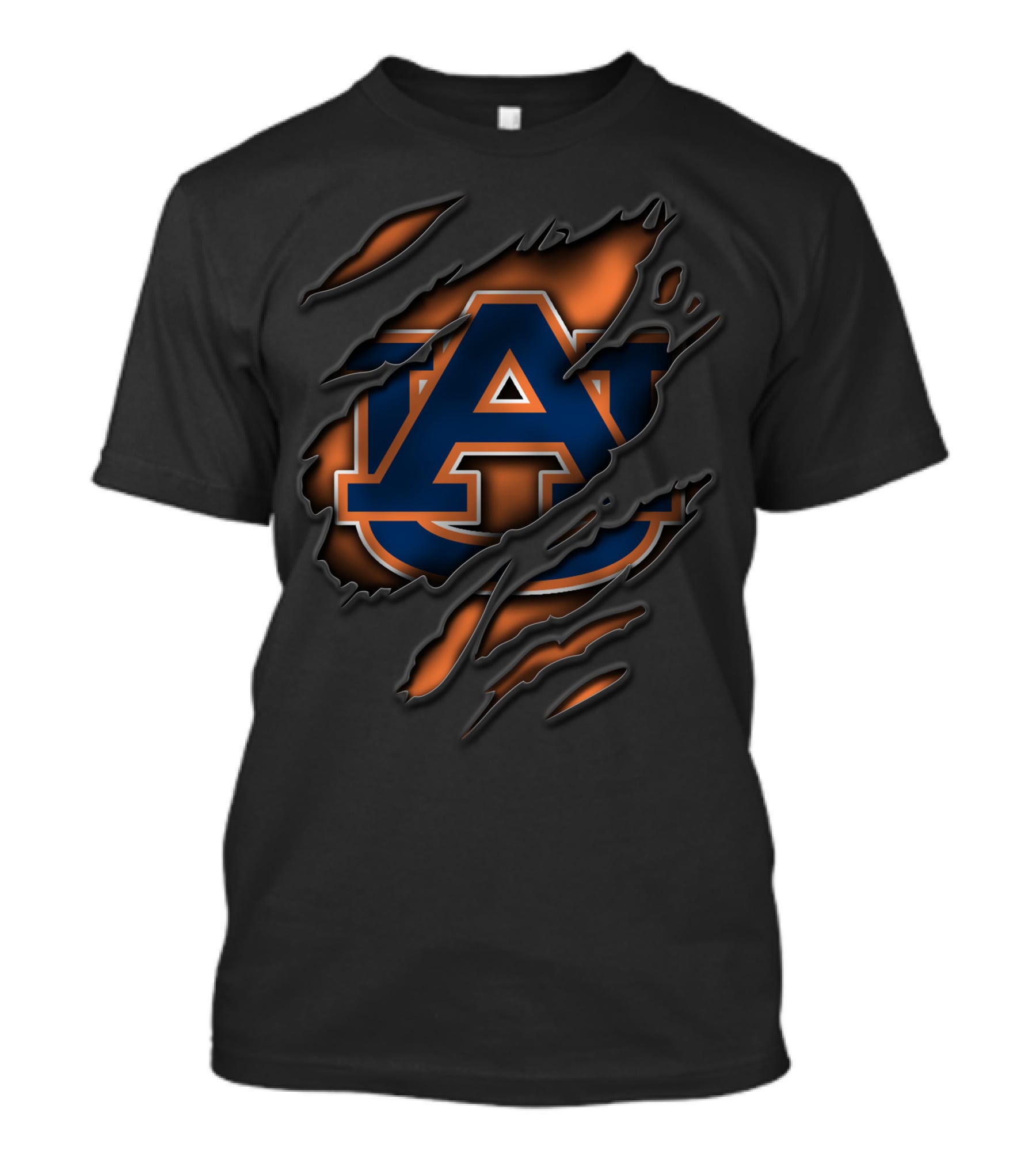 Torn Auburn Tigers Claw A T-Shirt