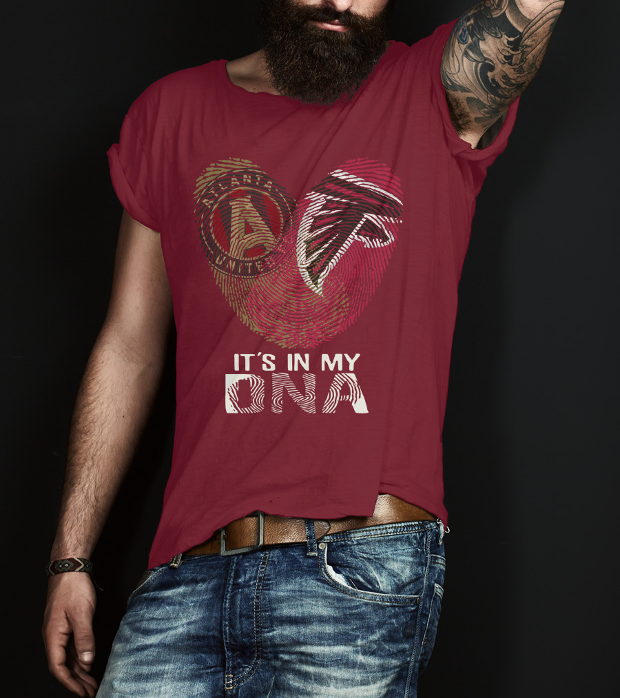 Atlanta Falcons And Atlanta United It’s In My DNA T-Shirt