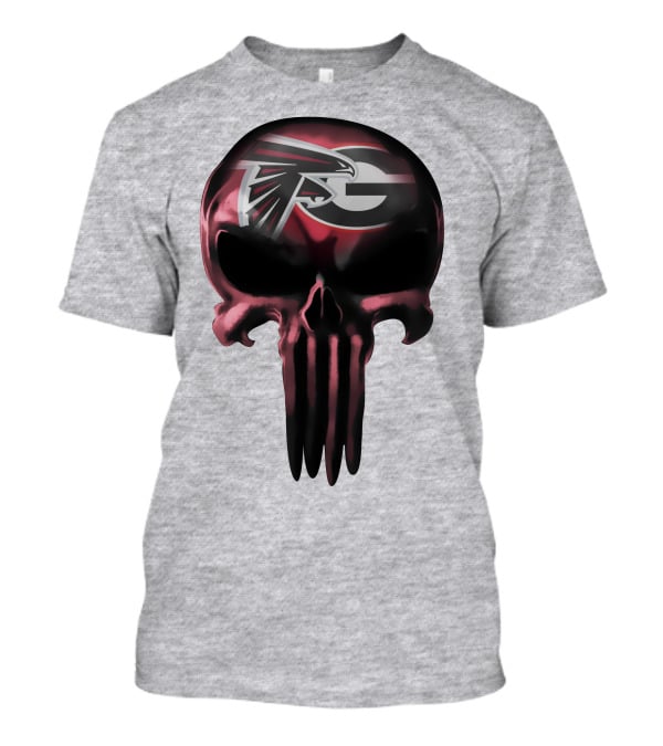 Atlanta Falcons G Logo Skull T-Shirt