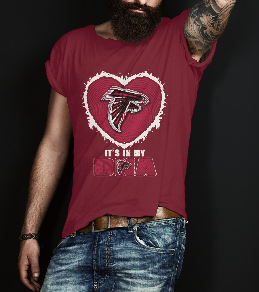 Atlanta Falcons Heart It's In My Dna T-Shirt