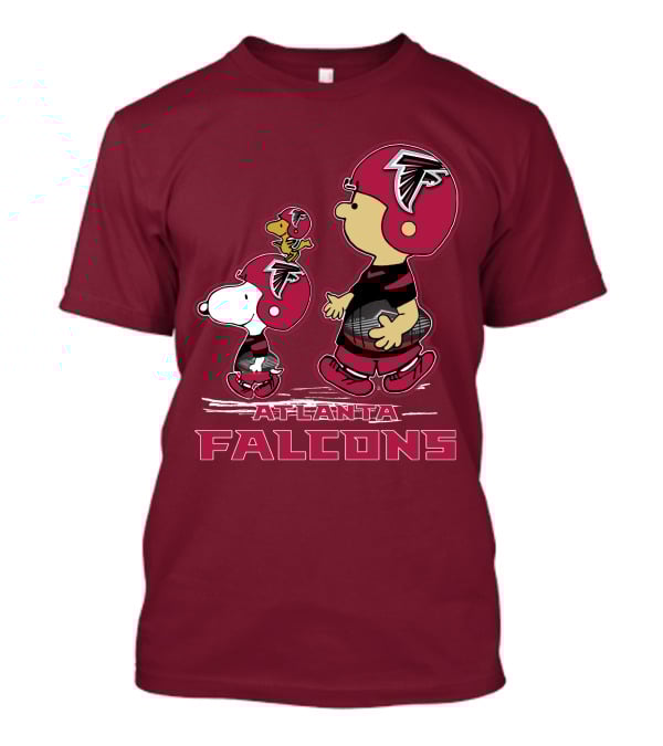 Atlanta Falcons Snpfootball Peanuts Characters T-Shirt