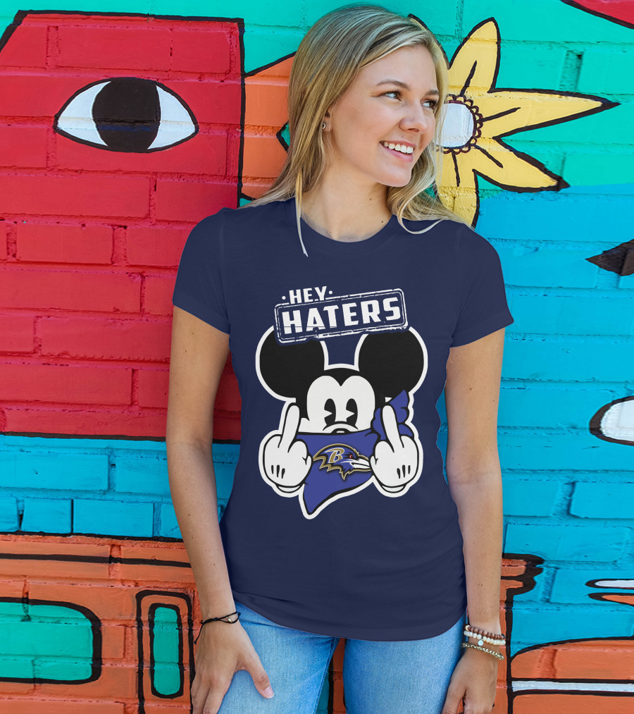 Hey Haters Mick V2 Baltimore Ravens T-Shirt