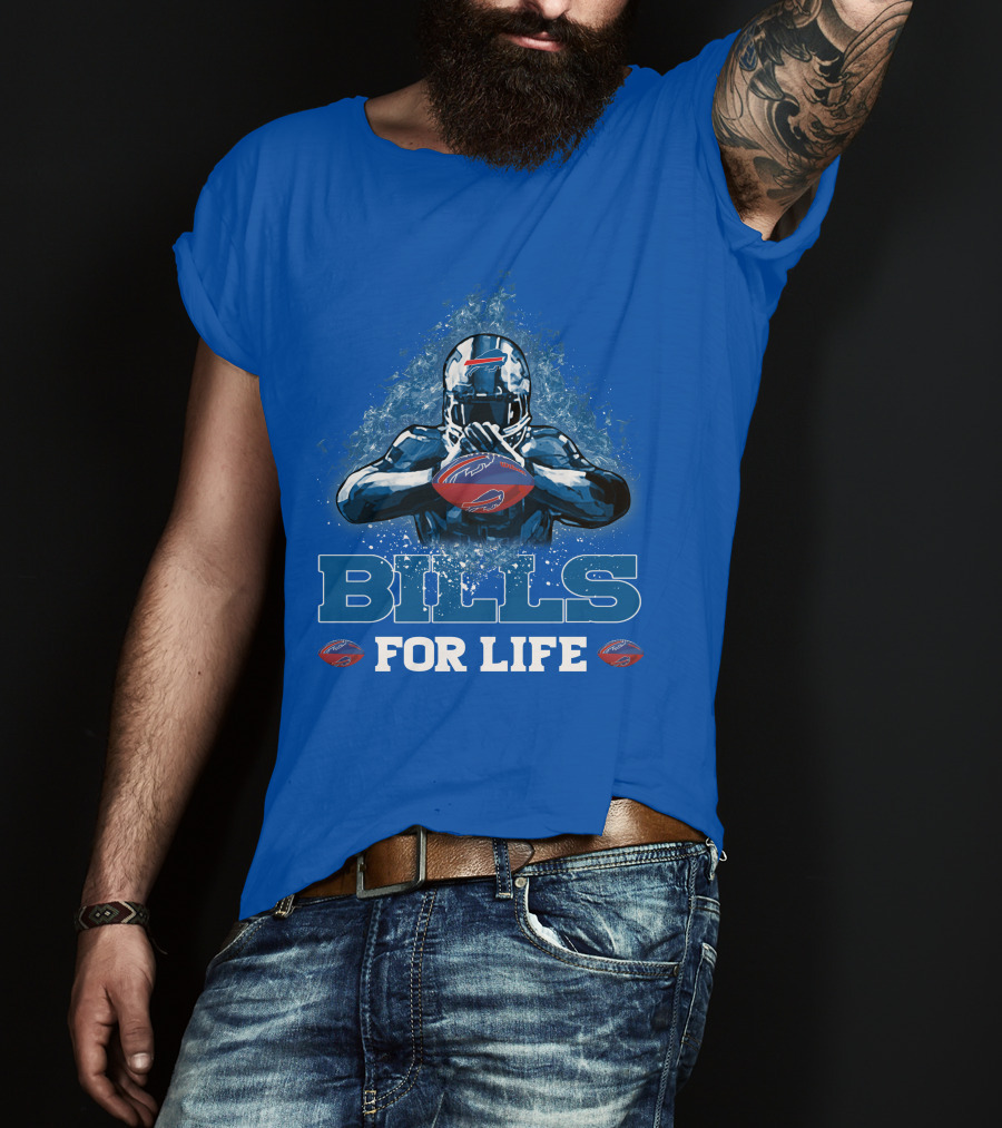 Bills For Life Buffalo Bills Fan Spirit T-Shirt