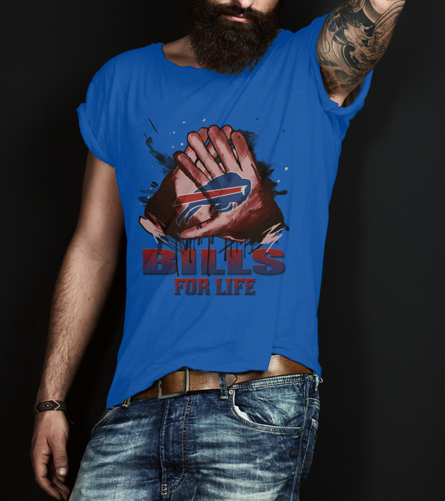 Buffalo Bills For Life Fan Spirit T-Shirt