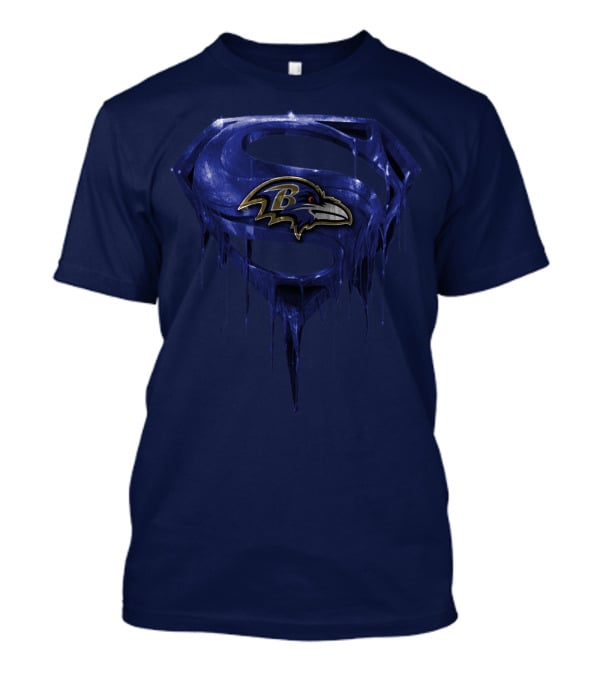 Superman Baltimore Ravens T-Shirt