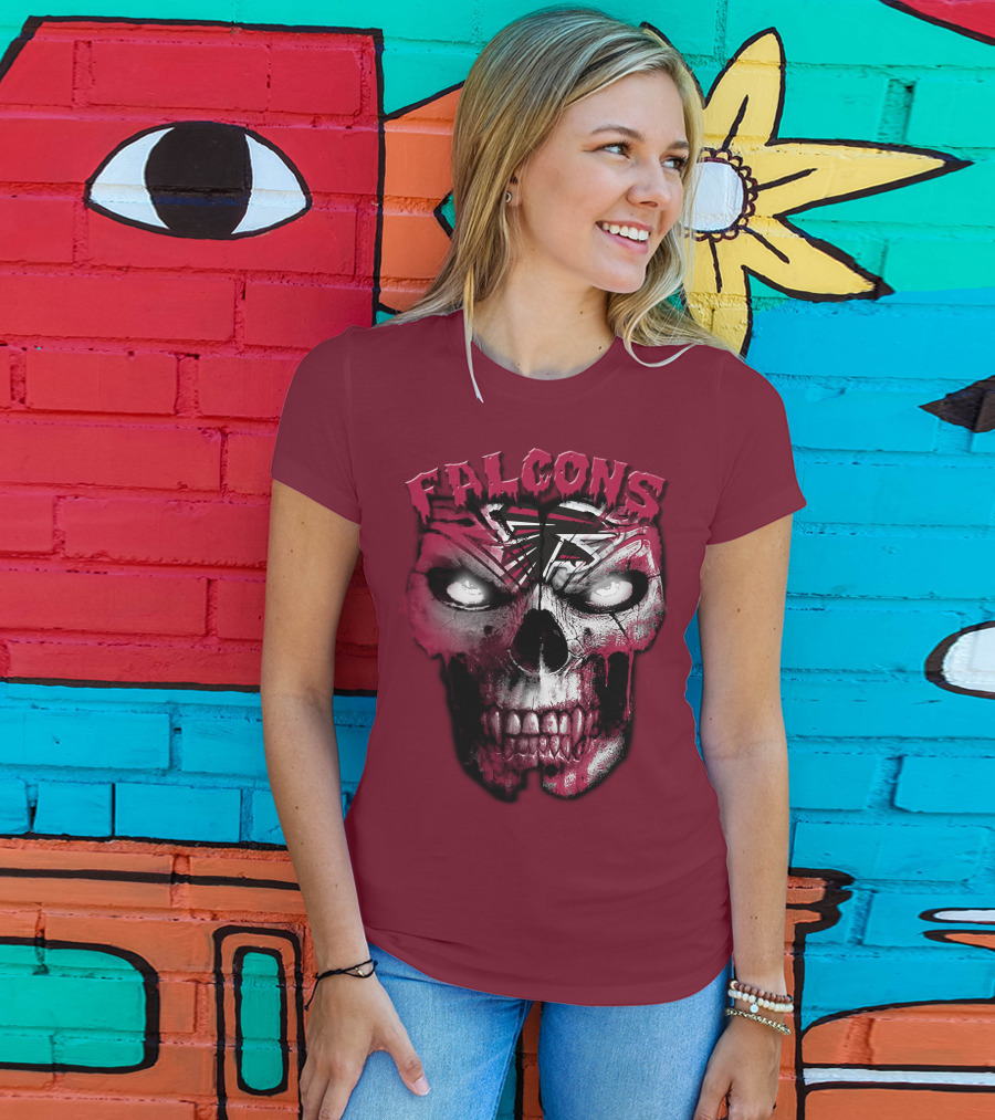 Falcons Skull Logo 64 T-Shirt