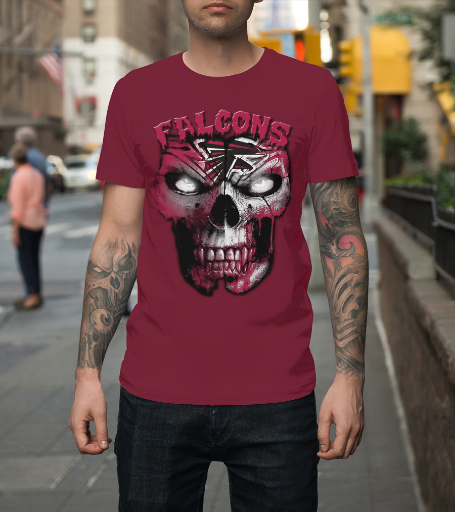 Falcons Skull Logo 64 T-Shirt