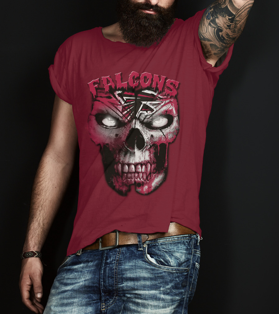 Falcons Skull Logo 64 T-Shirt