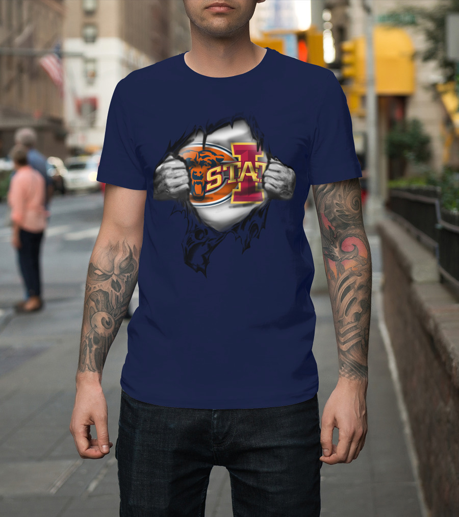 Chicago Bears Iowa State Cyclones T-Shirt