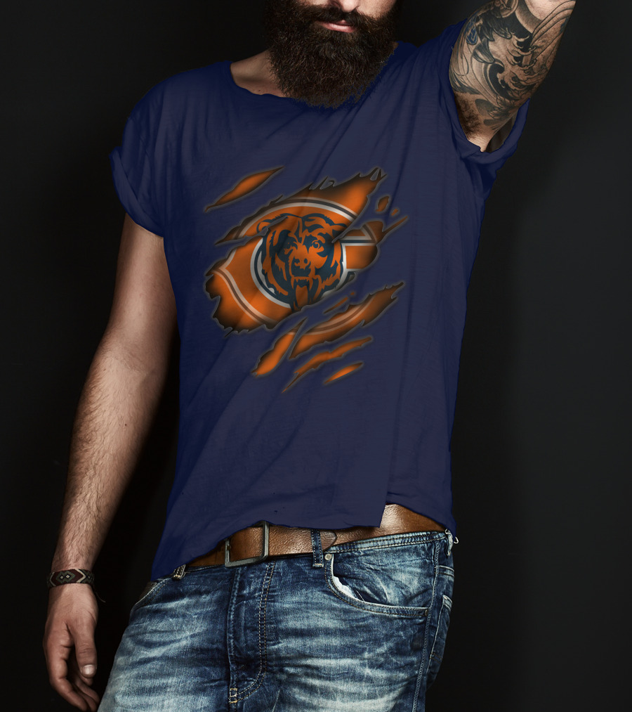 Chicago Bears 42 Claw Scratches T-Shirt