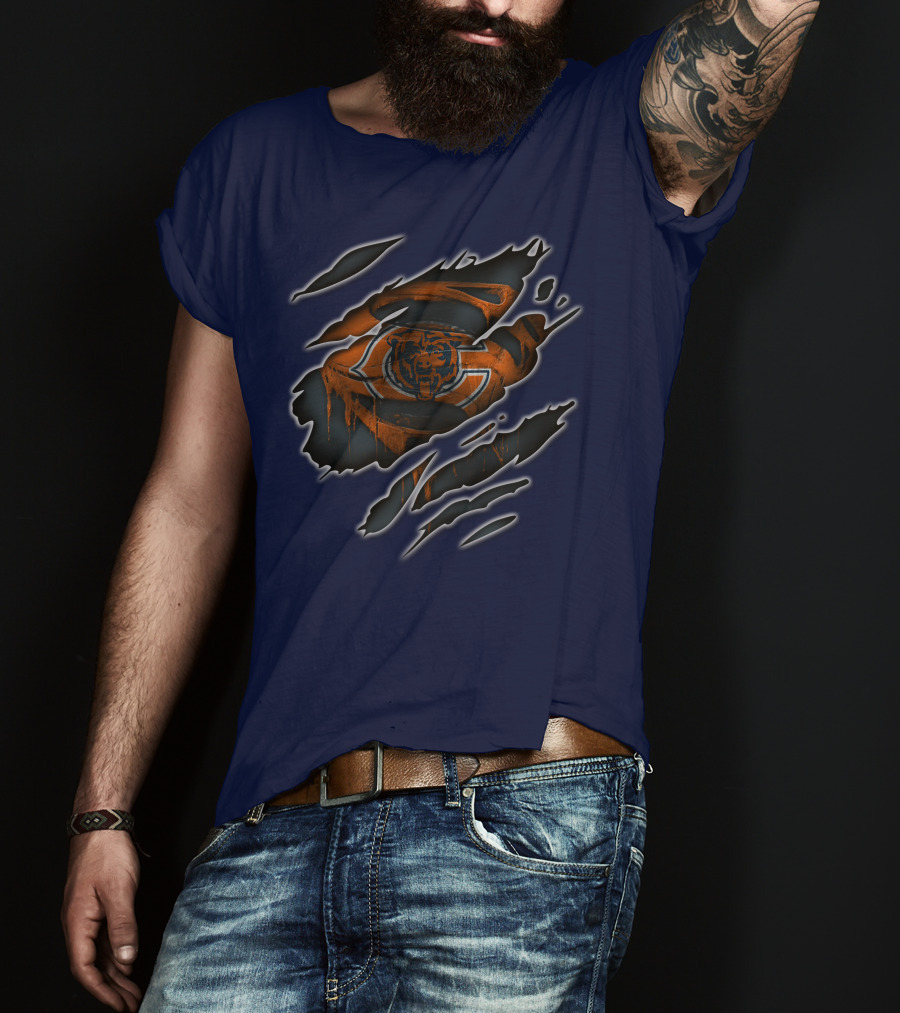 Chicago Bears Claw Mark T-Shirt