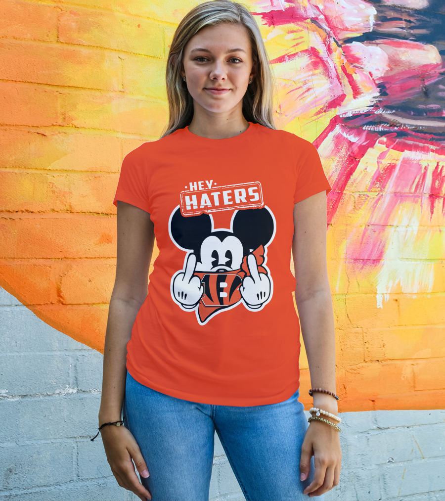 Hey Haters Mick V2 Cincinnati Bengals T-Shirt
