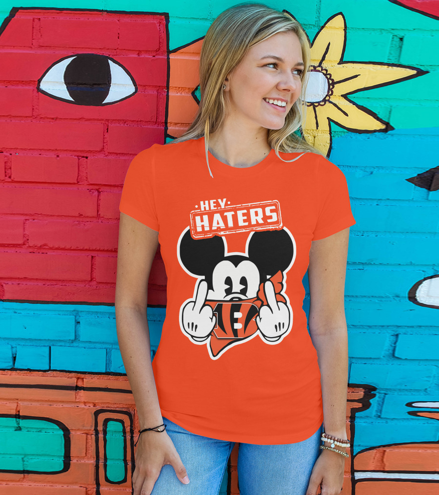 Hey Haters Mick V2 Cincinnati Bengals T-Shirt