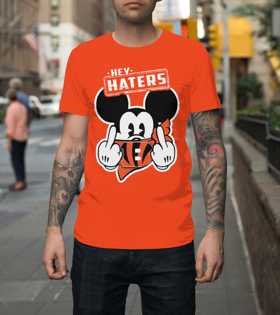 Hey Haters Mick V2 Cincinnati Bengals T-Shirt