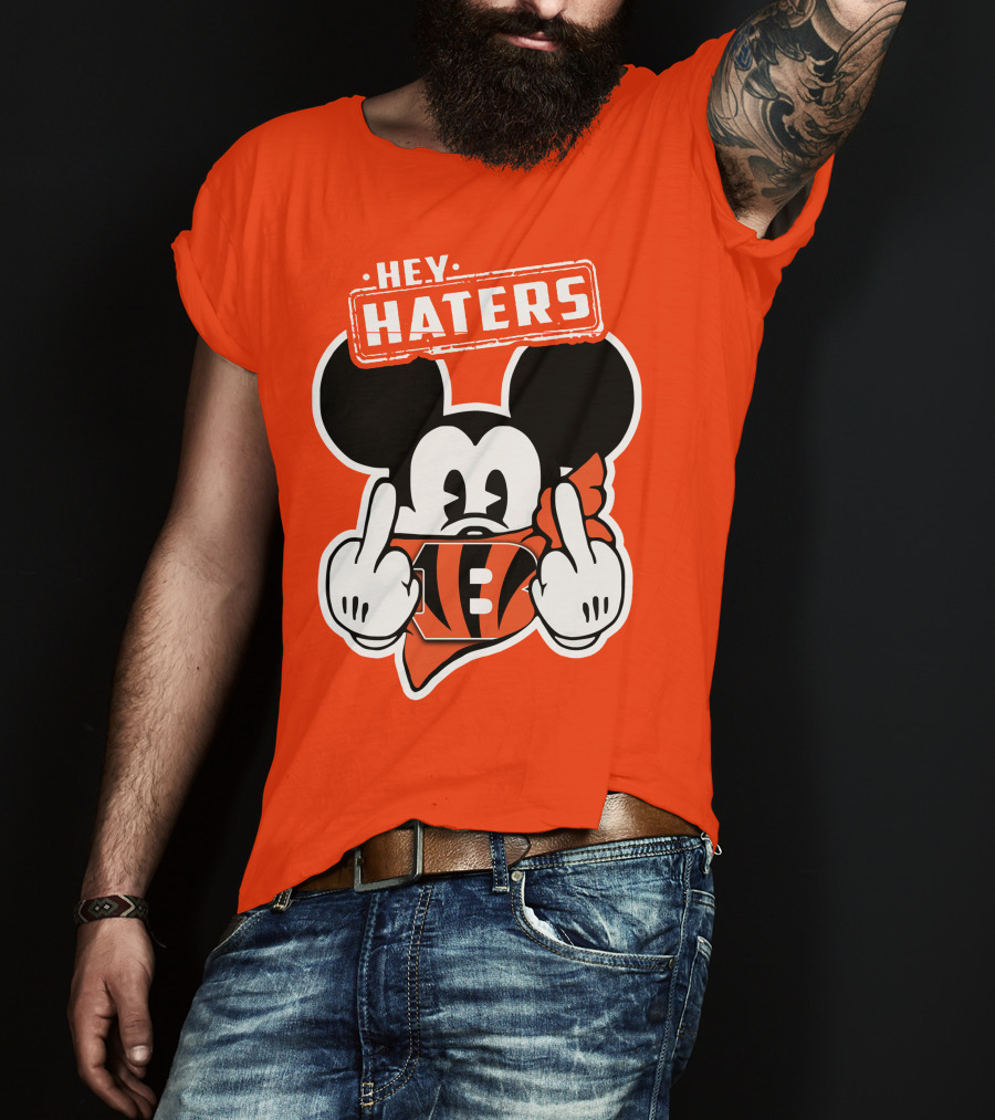 Hey Haters Mick V2 Cincinnati Bengals T-Shirt