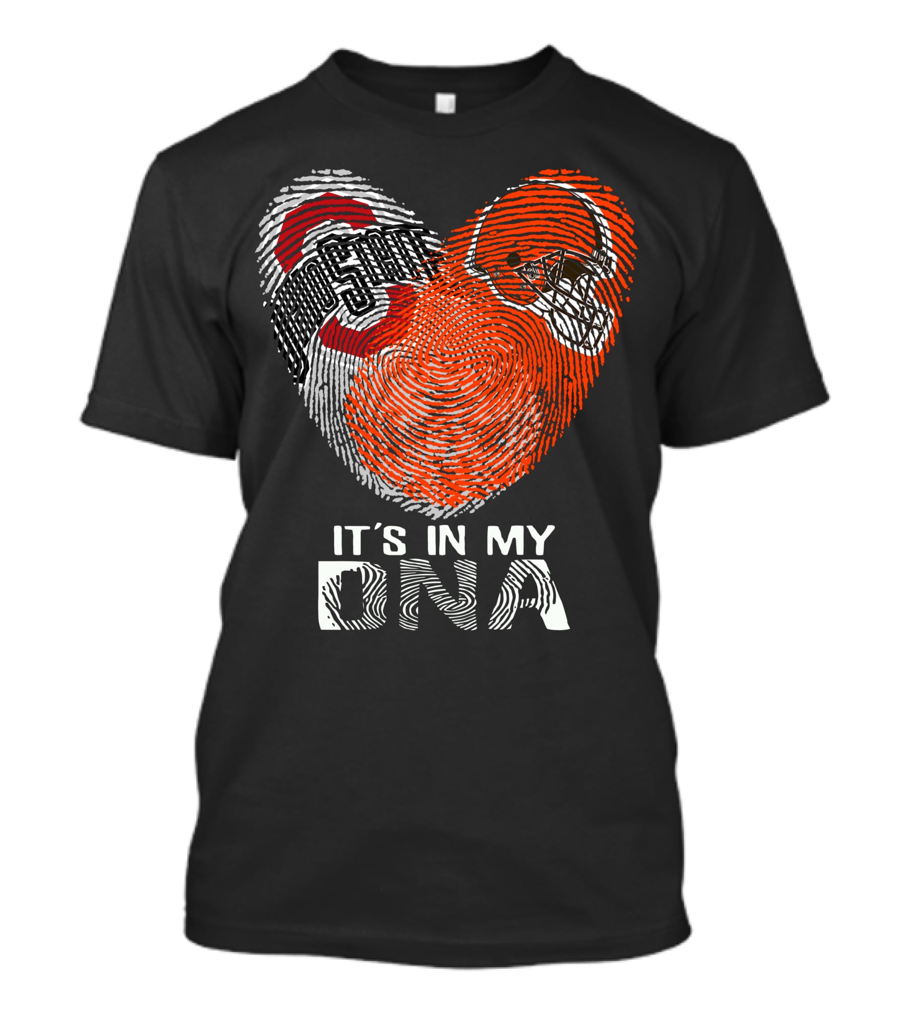 It's In My Dna Cleveland Browns Ohio State Buckeyes T-Shirt