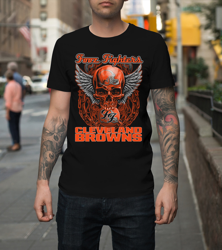 Fooz Fighters Cleveland Browns T-Shirt