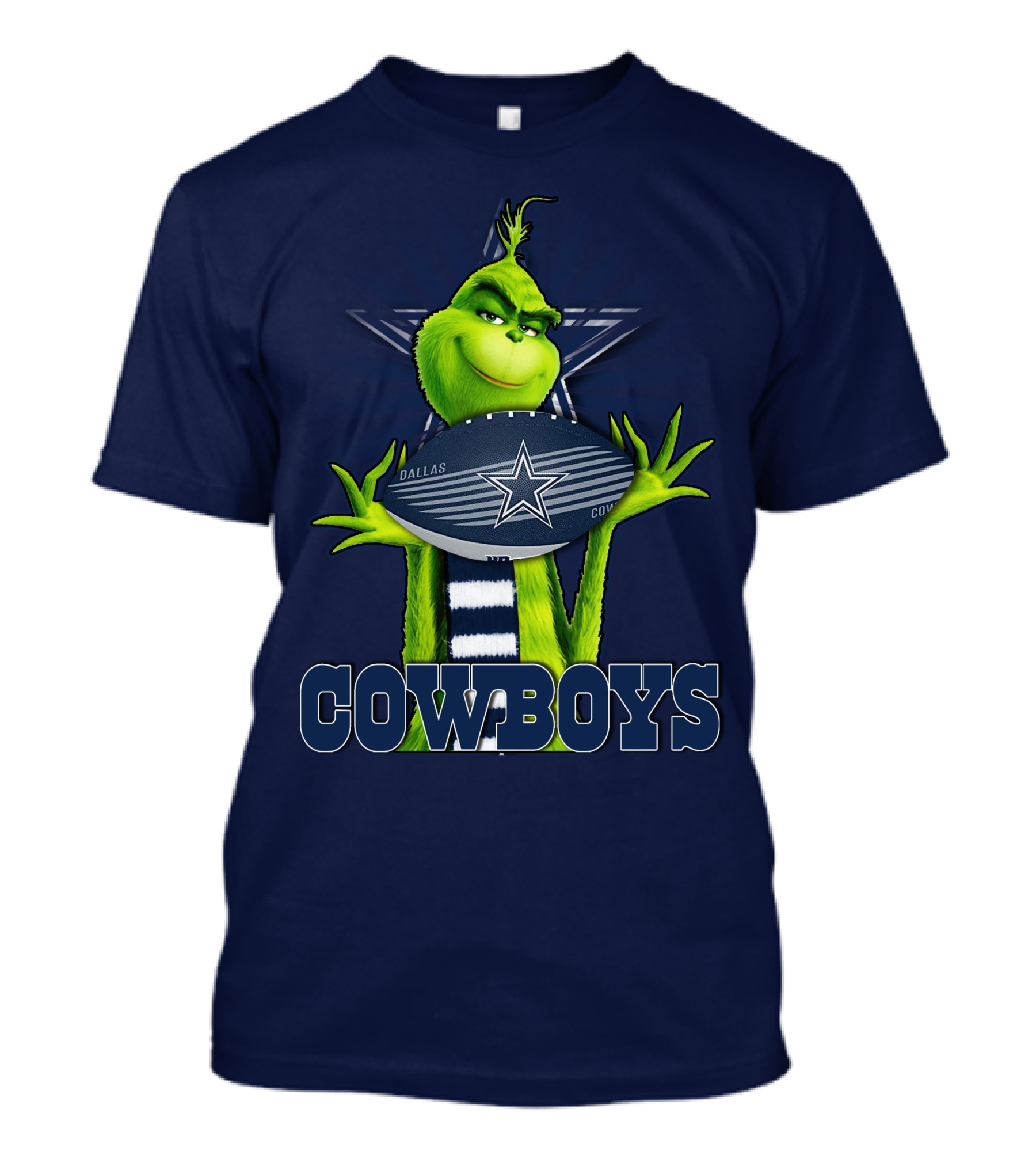 Grinch Dallas Cowboys Football T-Shirt