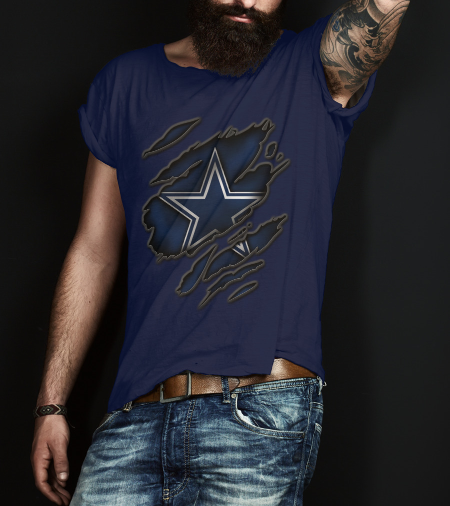 Torn Dallas Cowboys Star T-Shirt