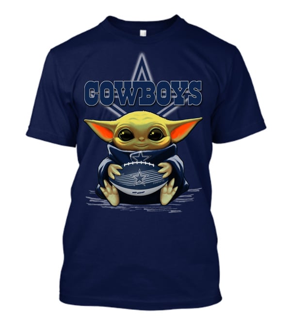 Yoda Cowboys Football Star Wars Dallas Fan Gear T-Shirt
