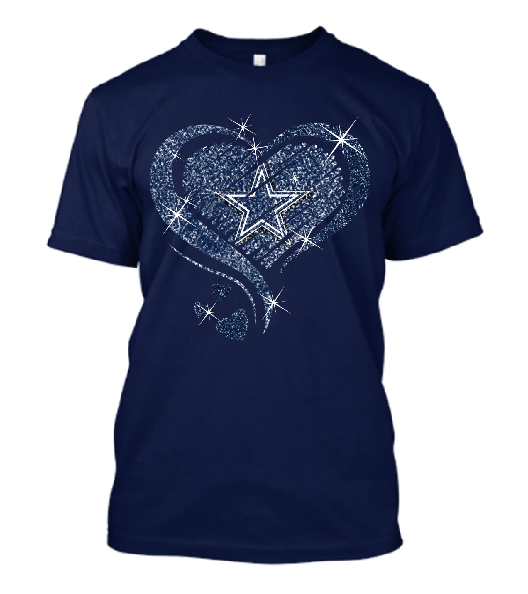 Heart Diamond Star DALLAS COWBOYS T-Shirt