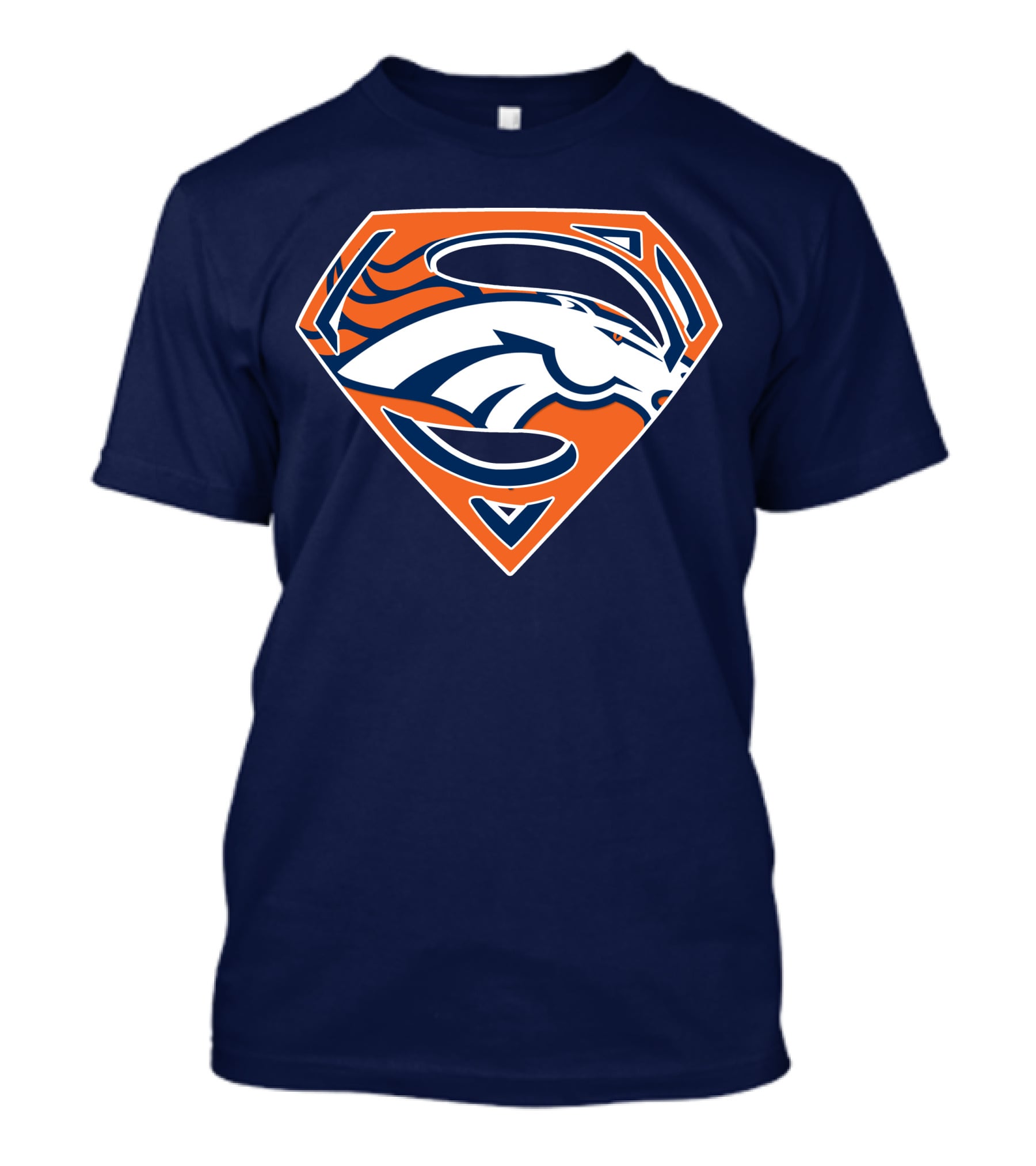 Denver Broncos Superhero Logo T-Shirt