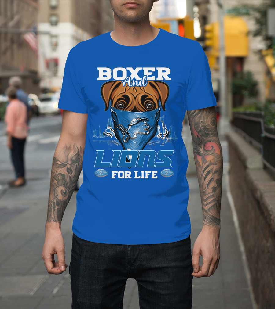 Boxer And Lions For Life T-Shirt