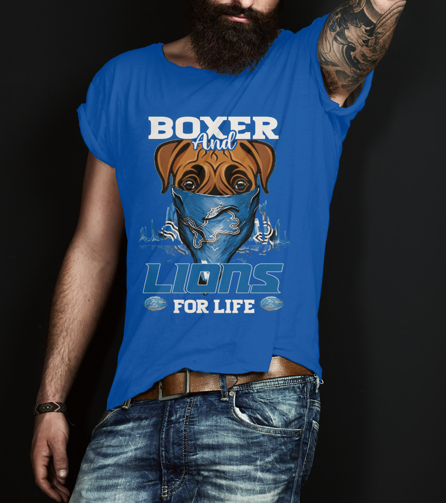 Boxer And Lions For Life T-Shirt