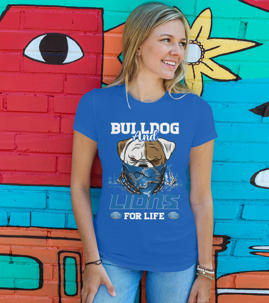 Bulldog And Lions For Life T-Shirt