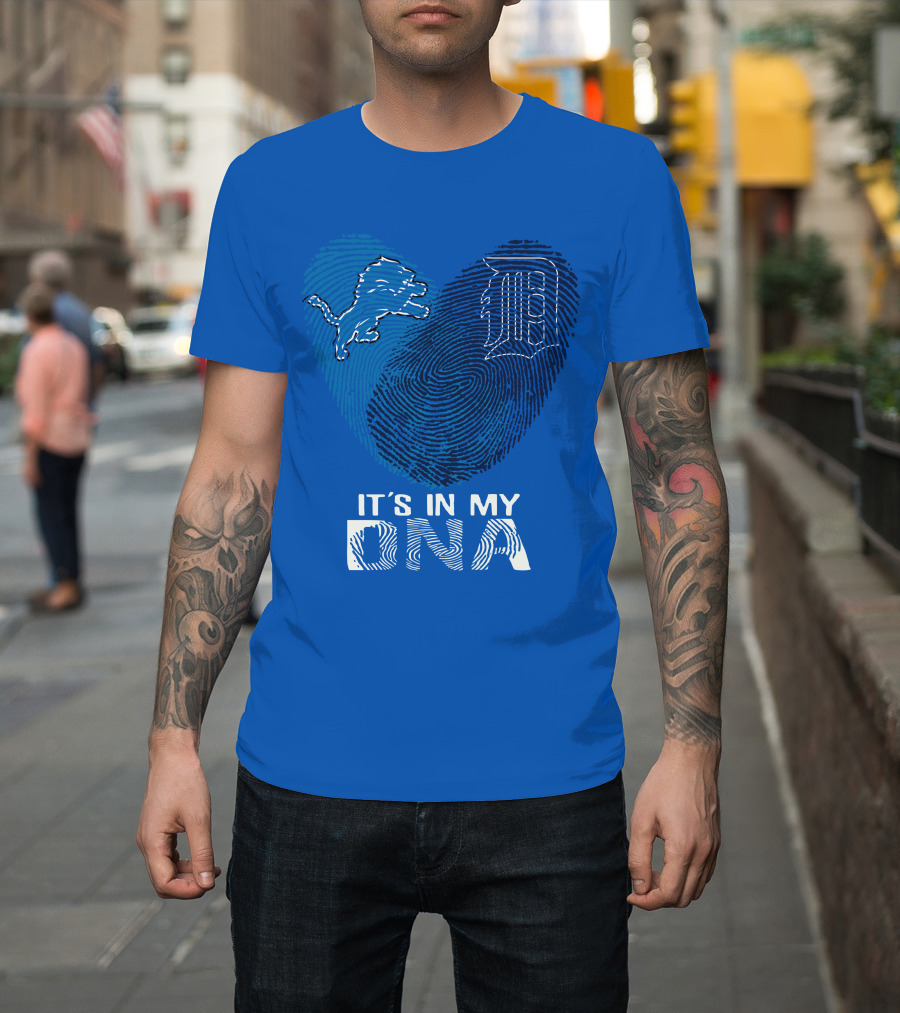 Detroit Lions Heart It's In My Dna T-Shirt