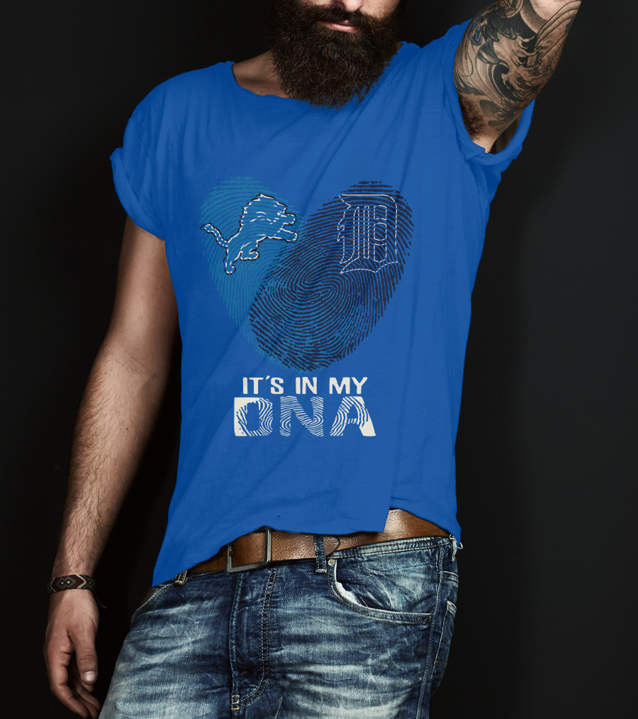 Detroit Lions Heart It's In My Dna T-Shirt