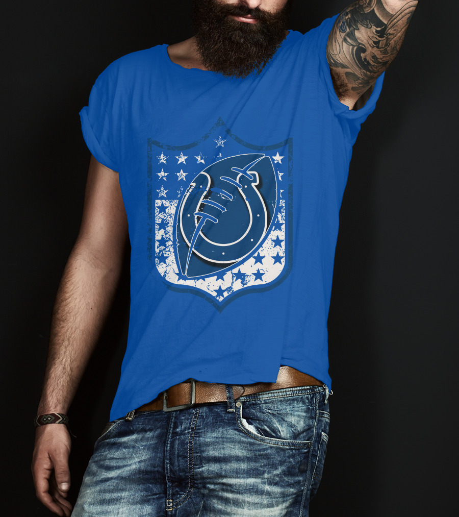 Indianapolis Colts Football Stars Shield T-Shirt
