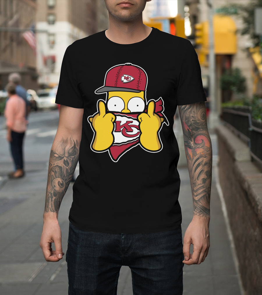 Kansas City Chiefs Homer Simpson T-Shirt
