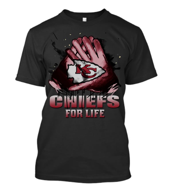 Kansas City Chiefs 15 Kc Logo Chiefs For Life T-Shirt