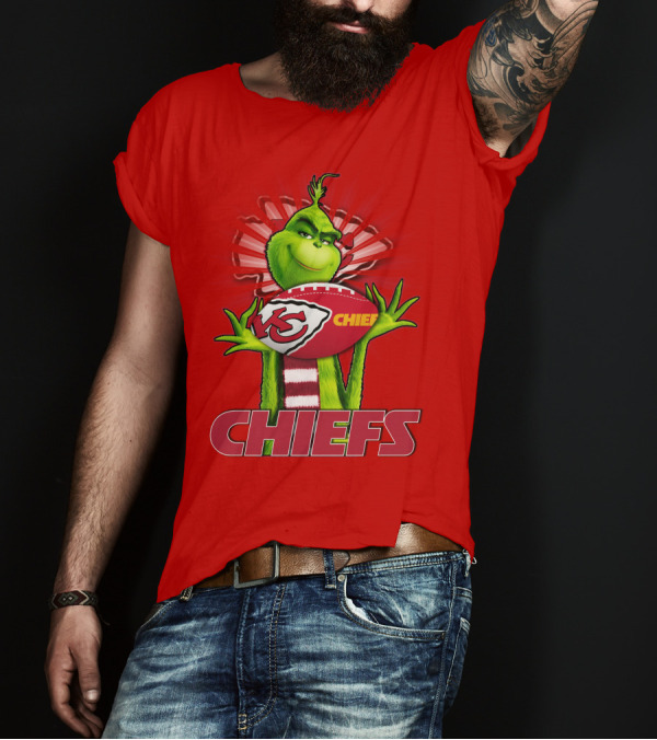 Grinch Chiefs Football KC T-Shirt