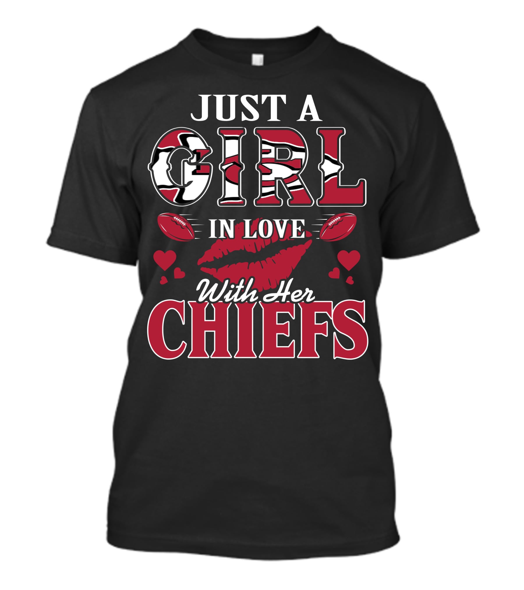 Just A Girl In Love With Her Kansas City Chiefs T-Shirt