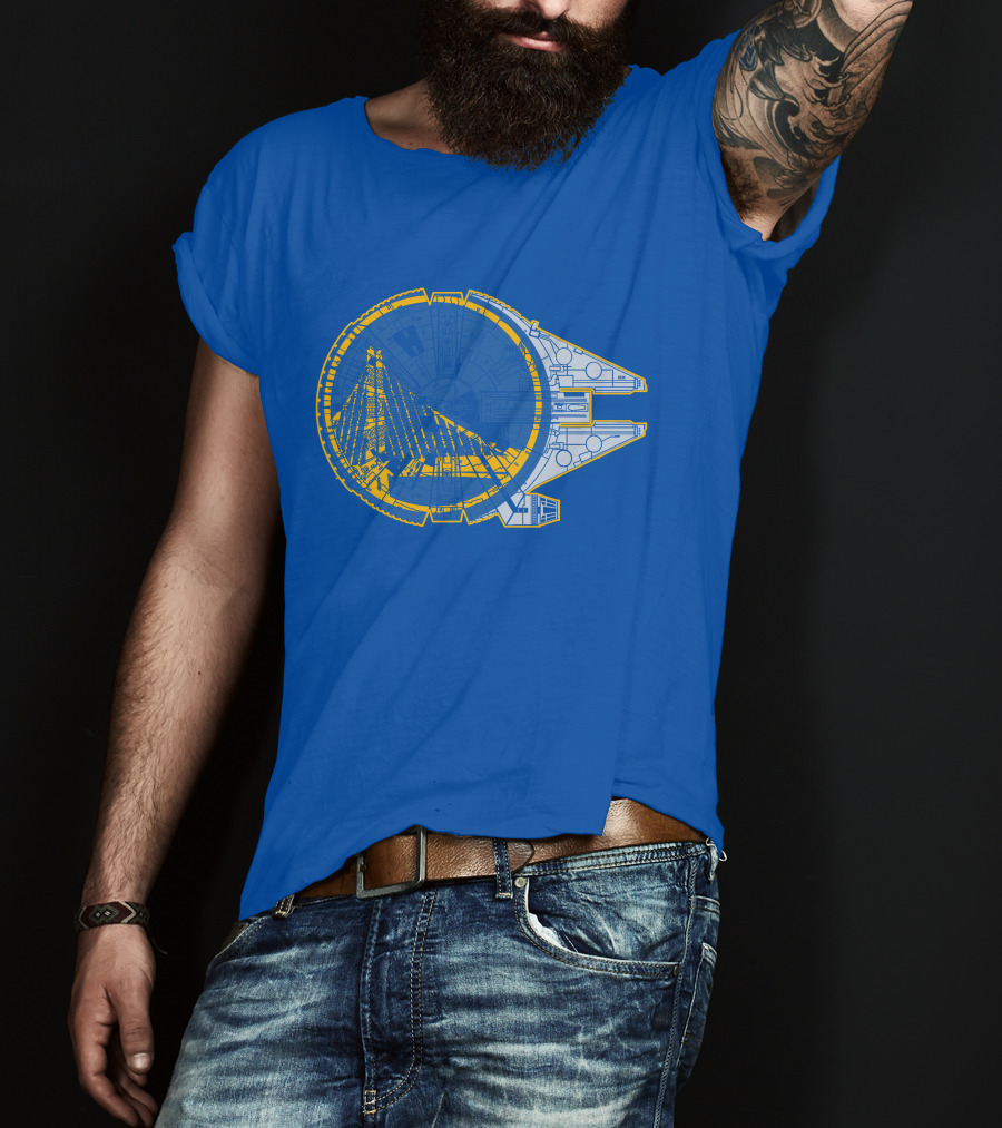 Golden State Warriors Millennium Falcon T-Shirt