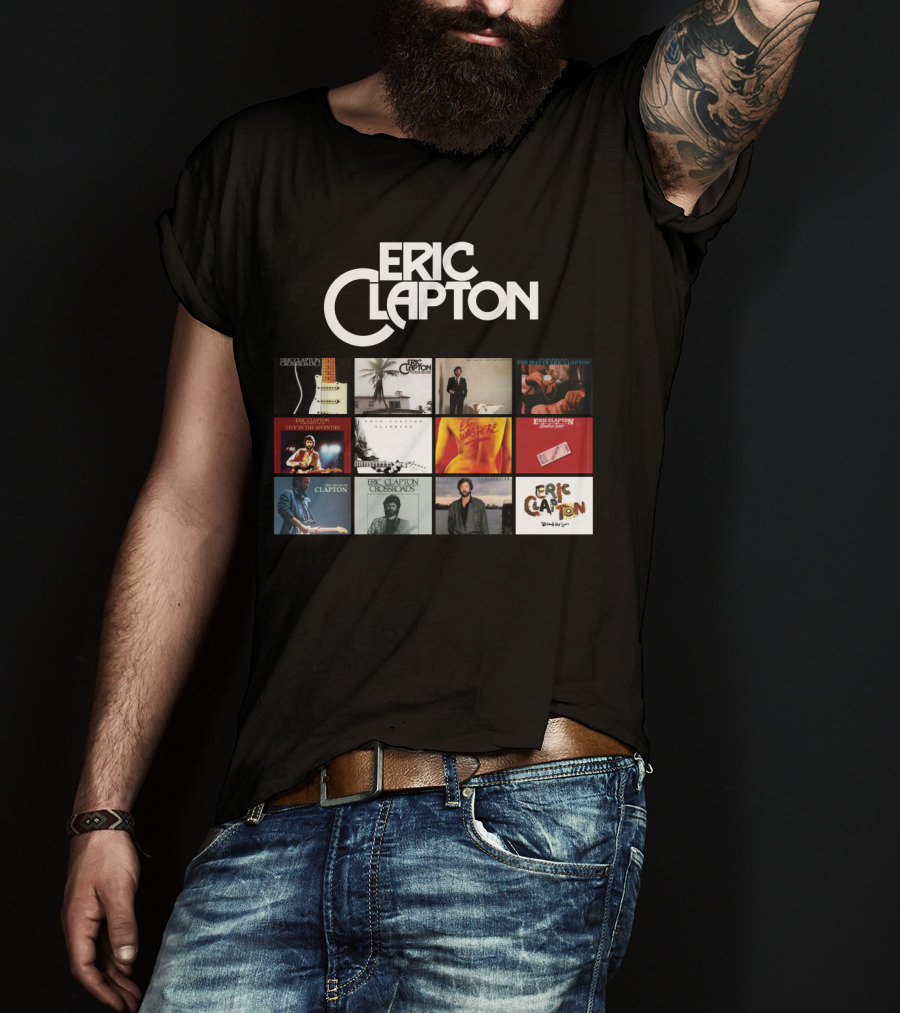 Eric Clapton Album Collection Essentials T-Shirt