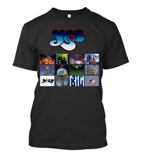 Yes Band Album Collection Highlights Classic Covers And Iconic T-Shirt