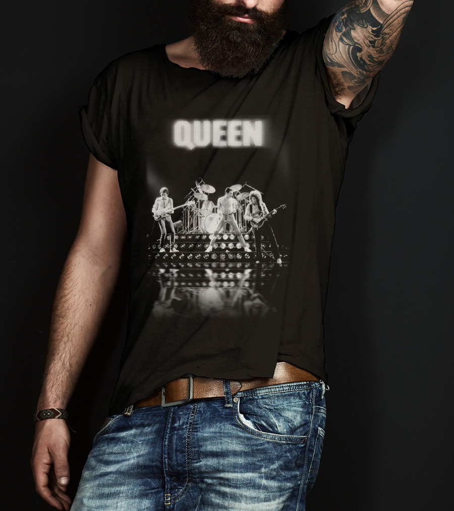 Queen Iconic Concert Stage Performance T-Shirt