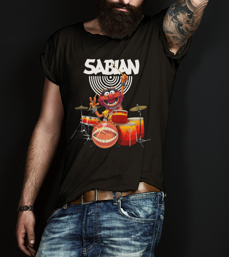 The Muppets Animal Sabian Drums T-Shirt