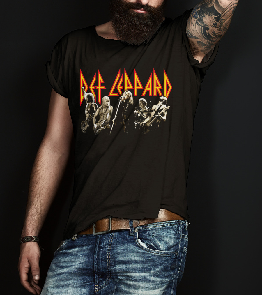 Def Leppard Band Members Performing T-Shirt