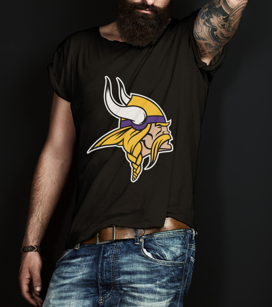 Minnesota Vikings Viking Head T-Shirt